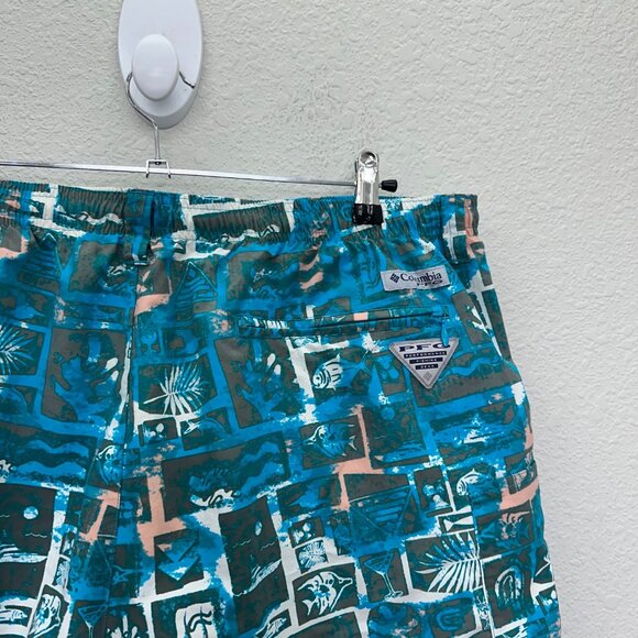 Columbia PFG Super Backcast Water Mesh Lined 6" Swim Shorts FM1107 Mens size XXL - Picture 2 of 10